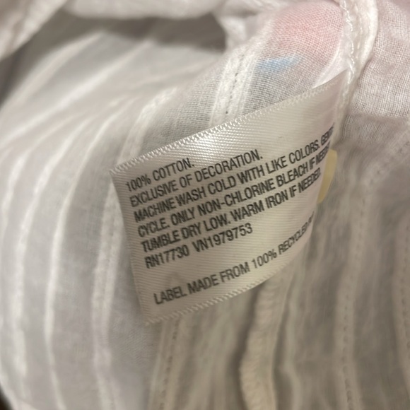 Universal Thread White Eyelet Ruffle Blouse - Picture 5 of 6